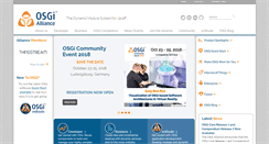 Desktop Screenshot of osgi.org