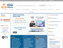 Tablet Screenshot of osgi.org